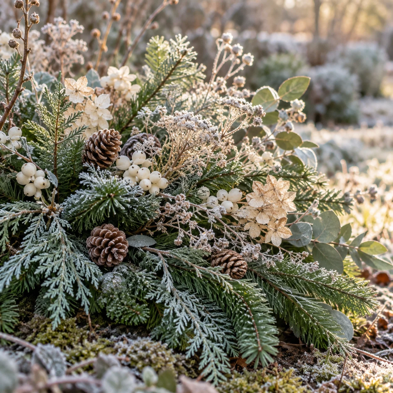 Winter flower and greenery inspiration